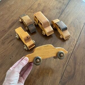 Vintage Wooden Car & Truck Toys